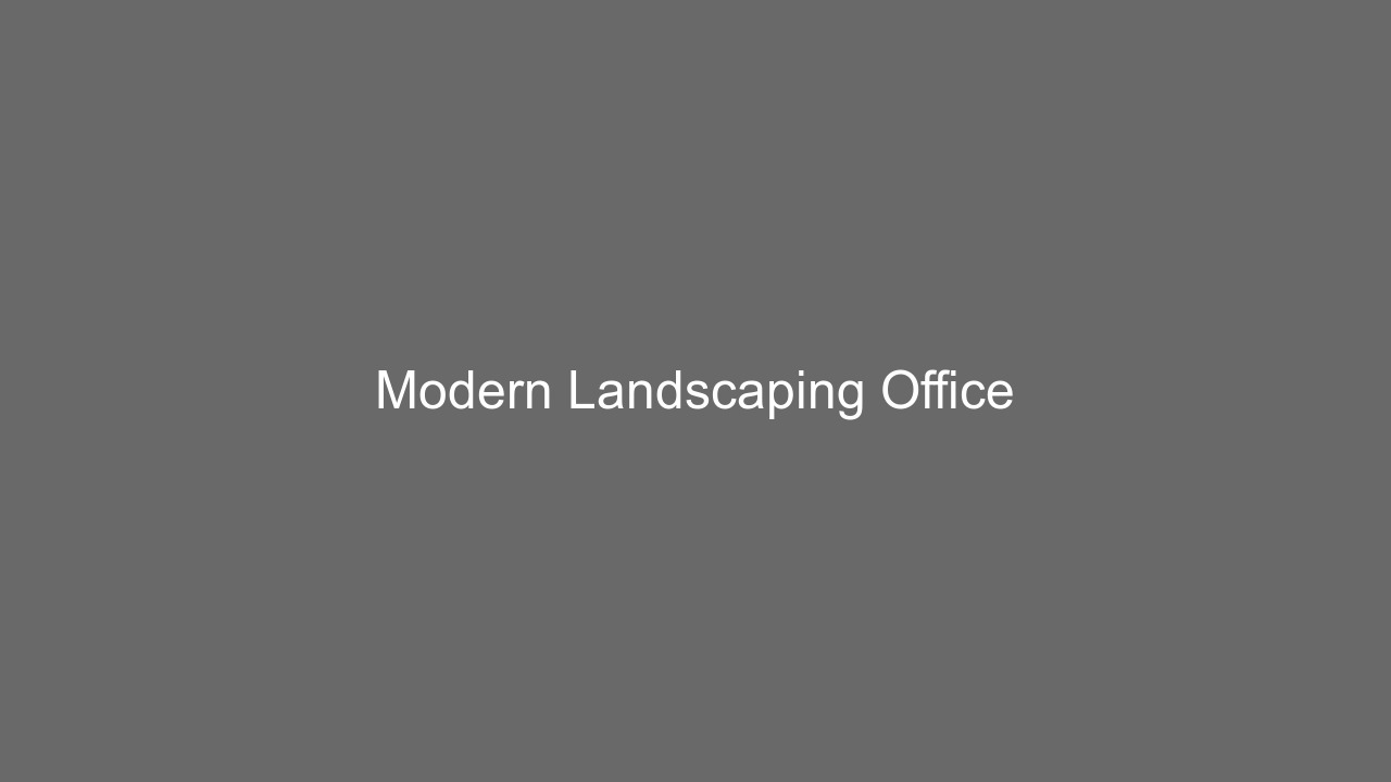 Professional landscaping business office and service coordination